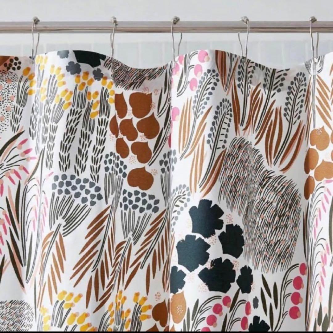 新品　マリメッコ カーテン　letto 生地　タペストリー