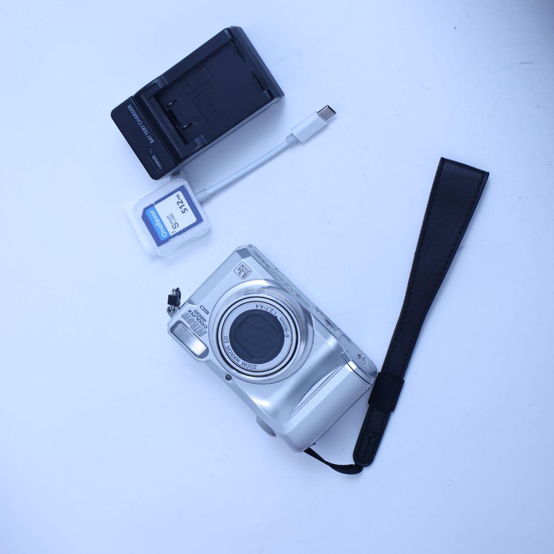 スマホ転送可 Nikon COOLPIX4800 CFカード他付き