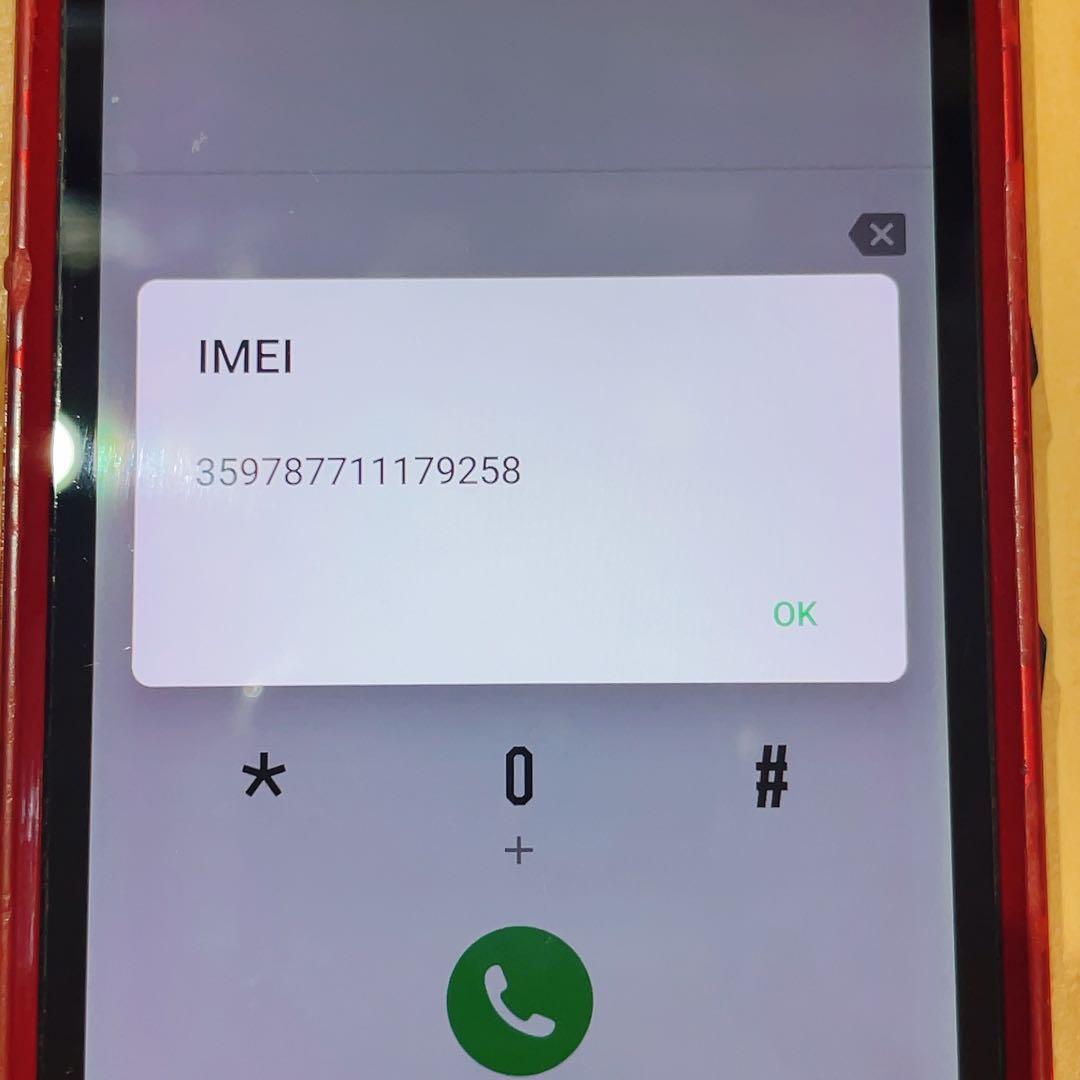 訳あり SIMフリー 本体 TORQUE 5G 128 GB 281G2 レッド