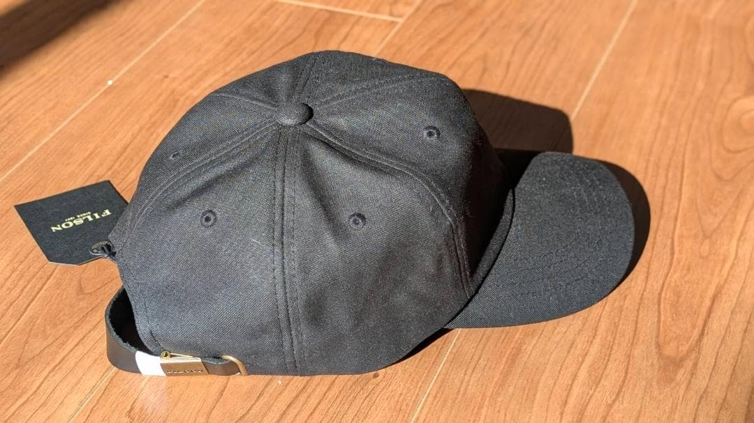 帽子 FILSON Oil Tin Low-Profile Cap (Black)