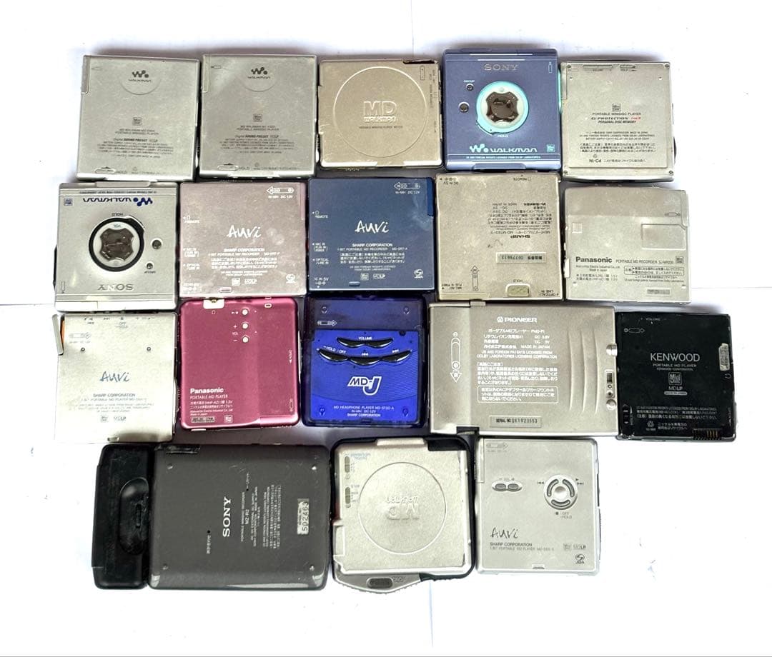 MDプレーヤー ジャンク品 18台 まとめセット