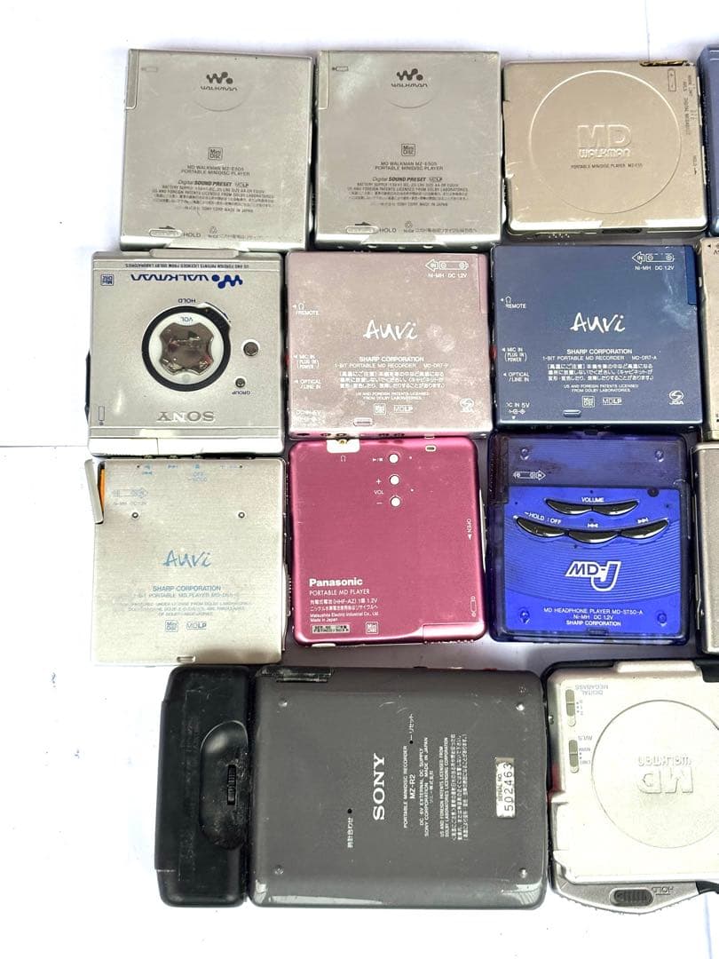 MDプレーヤー ジャンク品 18台 まとめセット