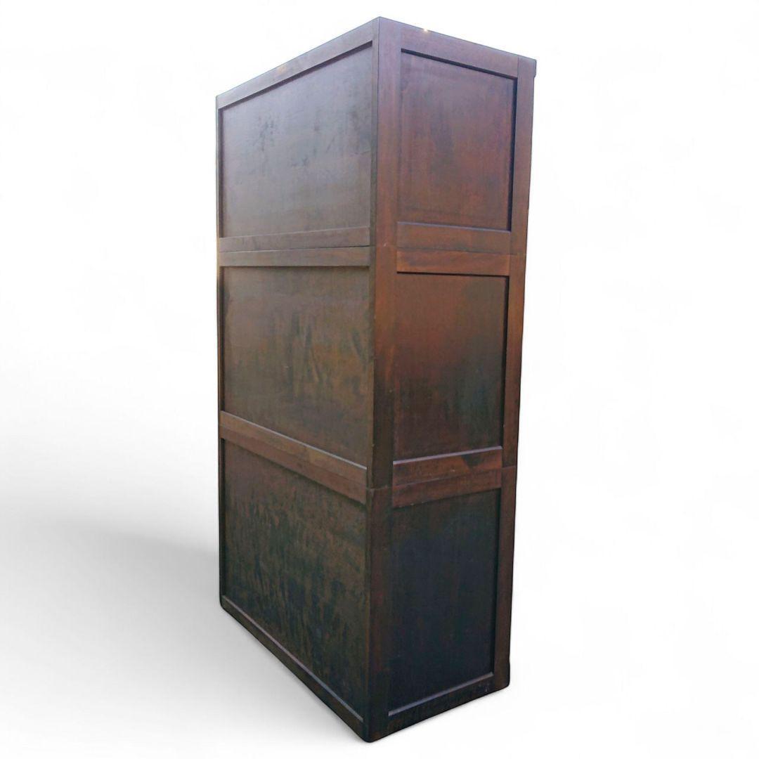 引取限定 松本民芸家具　7段9杯チェスト ミズメ桜 無垢材 3分割 整理箪笥