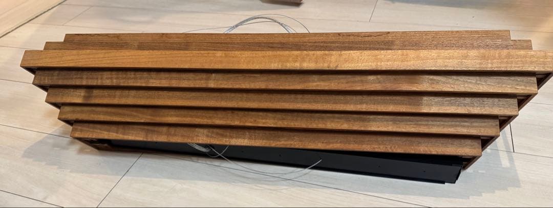 APROZOHMUのウッドペンダントライト3灯