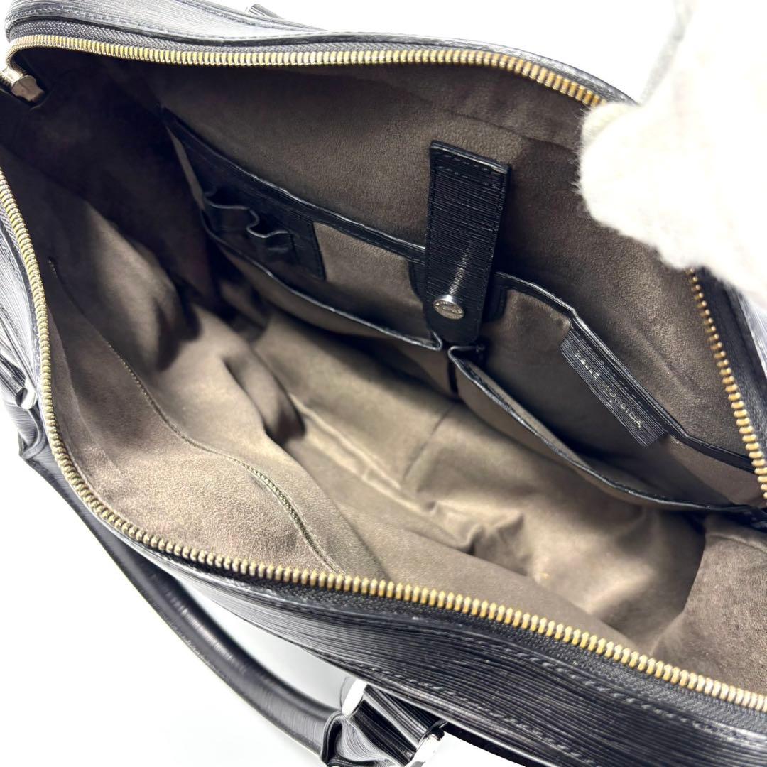 ✨希少 美品✨ペッレモルビダ ビジネスバッグ キャピターノ エピ レザー 黒