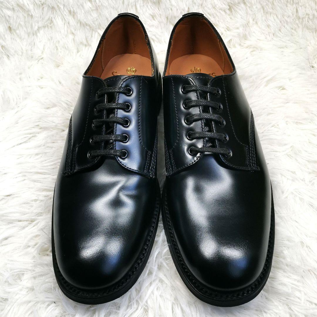 【極美品】SANDERS　サンダース　ミリタリーオフィサー　2246　UK5.5