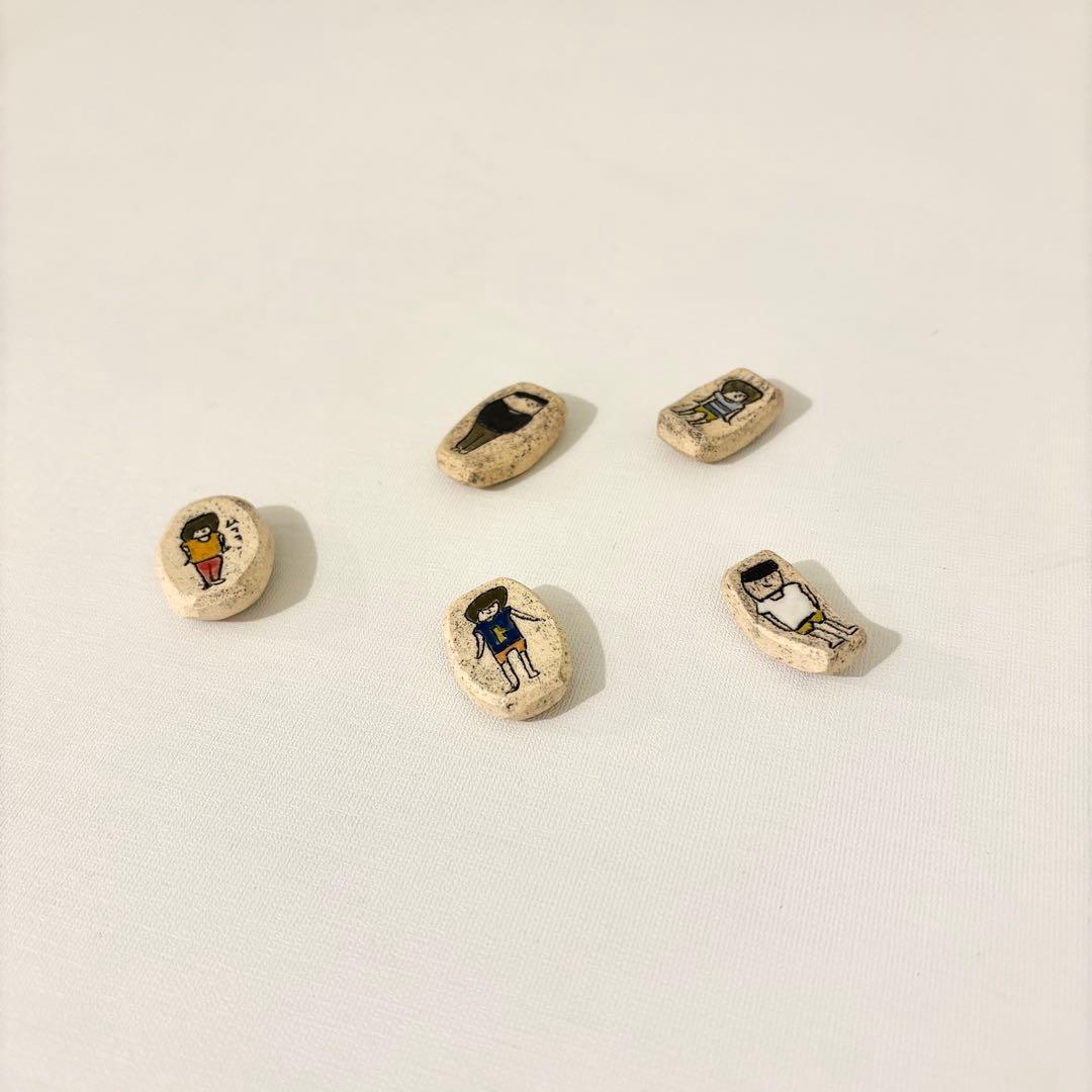 岡村友太郎 トモタロウ 家族 ファミリーセット 箸置き アート オブジェ