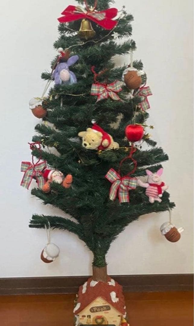 くまのプーさんクリスマスツリー　森のおうちと大きなツリー&オーナメント&リース