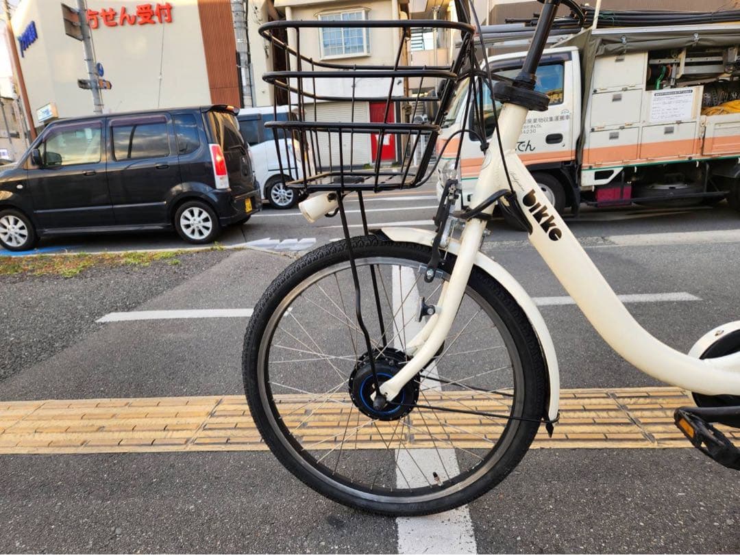 中古24/20㌅ブリヂストン電動アシスト自転車　ベルト式　B400 大阪