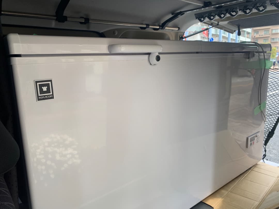 【早い者勝ち！】レマコム　冷凍ストッカー405L ホワイト【RCY-405】