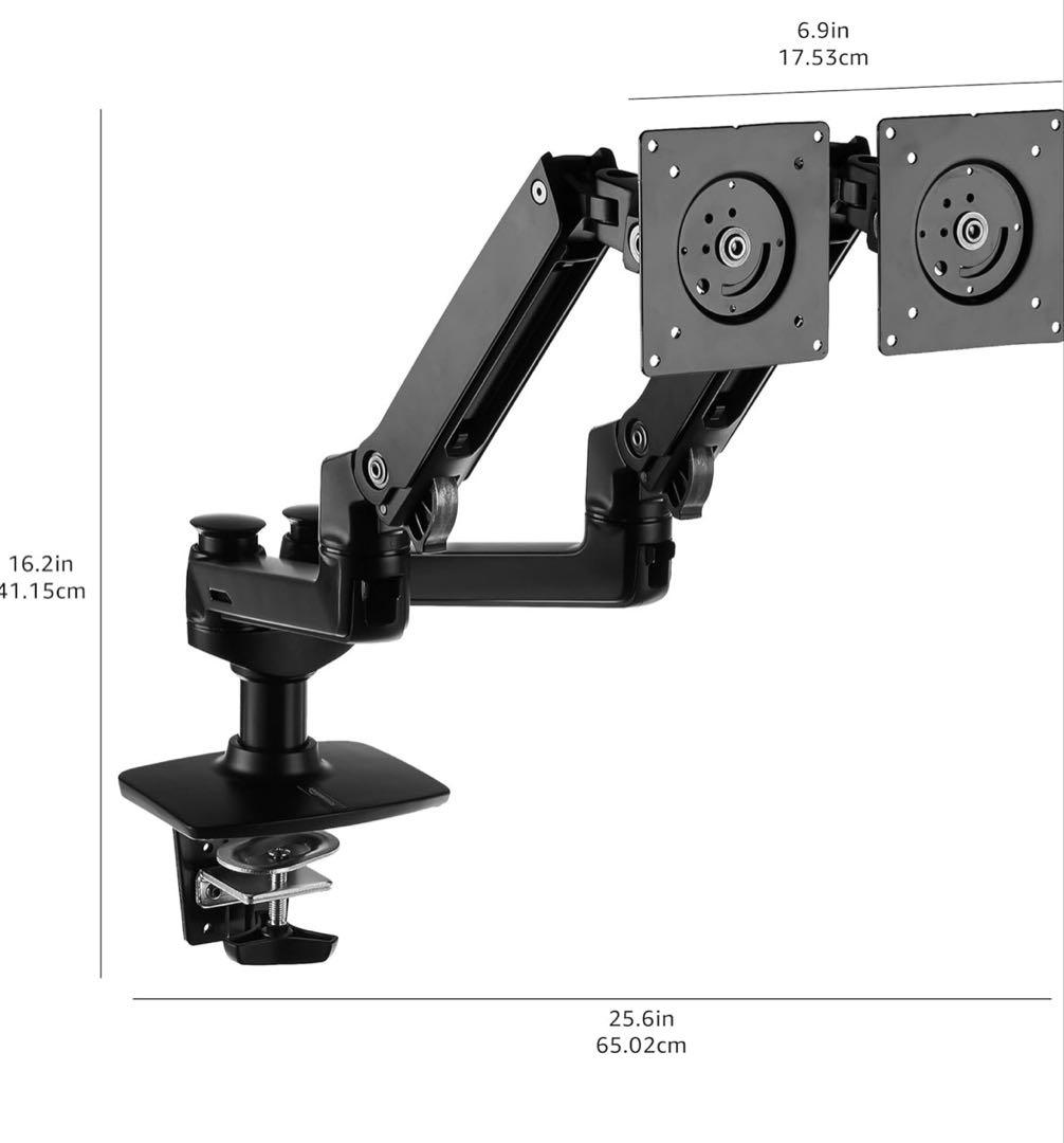 Amazon Basic モニターアーム デュアル-ディスプレイ