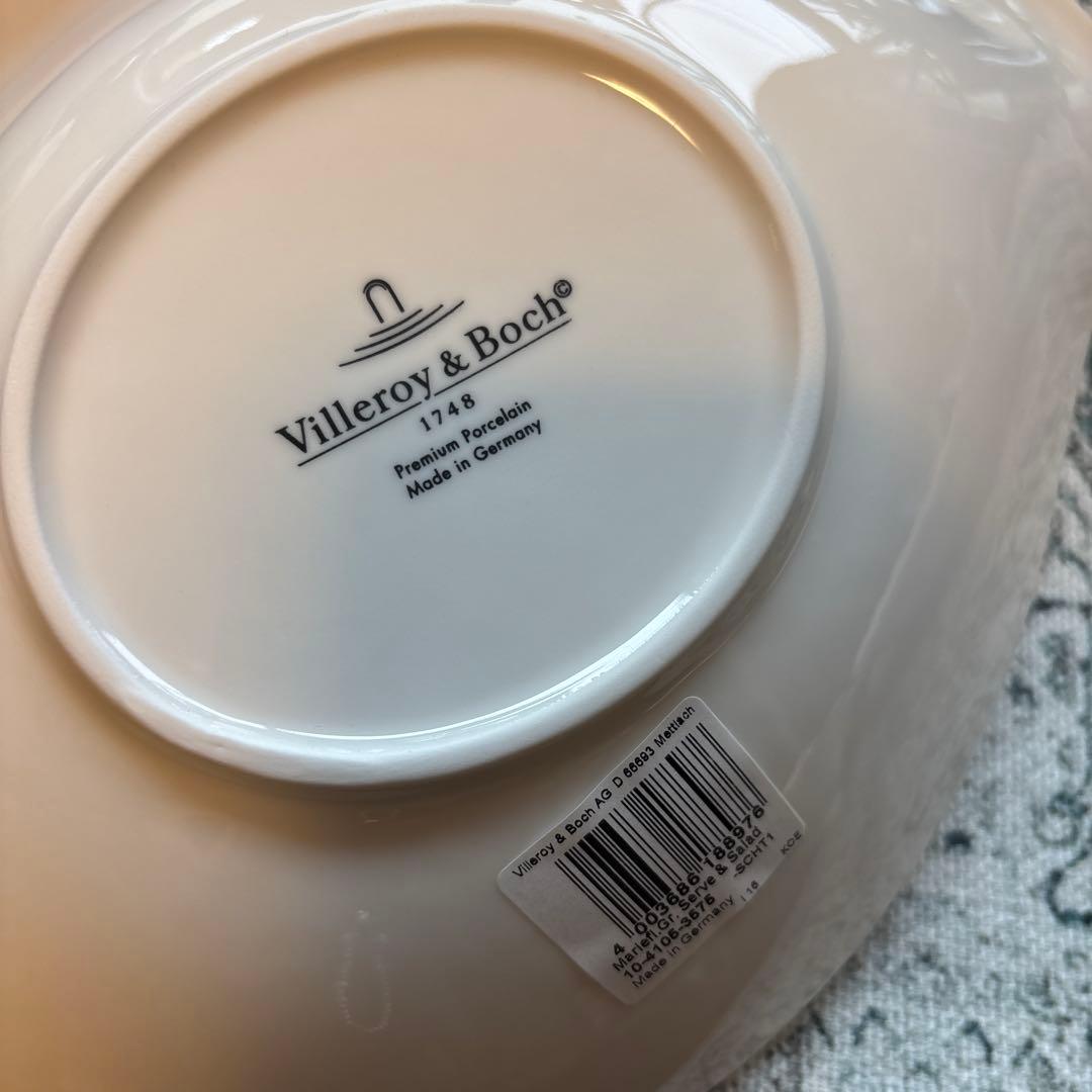 ビレロイ&ボッホ　マリフルールランチセット　花柄　グラス付き　未使用箱あり　食器