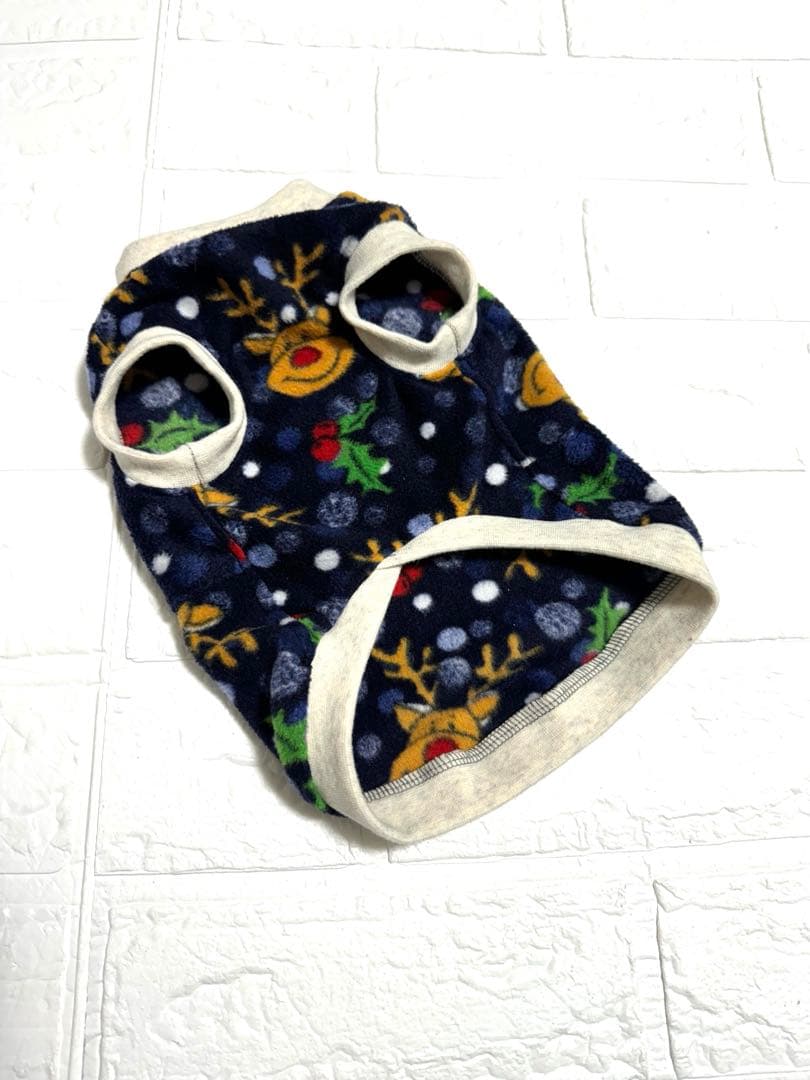 ☆ランラン☆ページ　雪だるま柄フリルワンピース、トナカイ柄タンクトップ