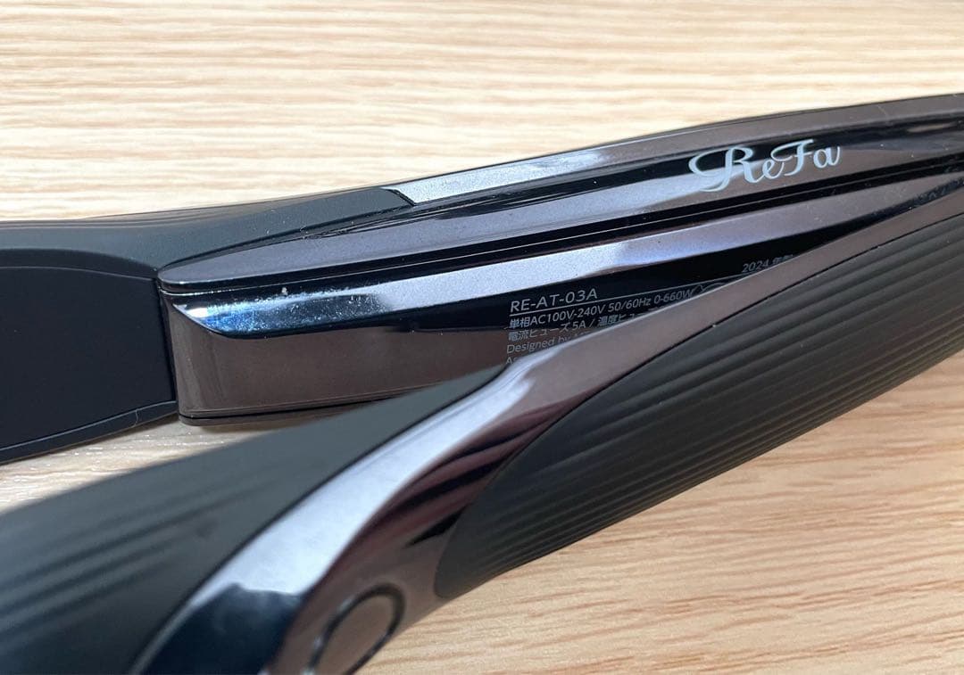 ReFa リファ ヘアアイロン RE-AT-03A 2024年製 ブラック