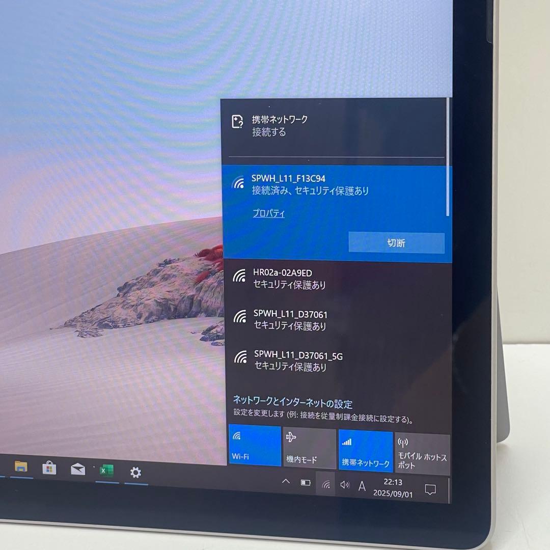 #207 Surface Go 2 モデル1927 LTE対応 Office付き