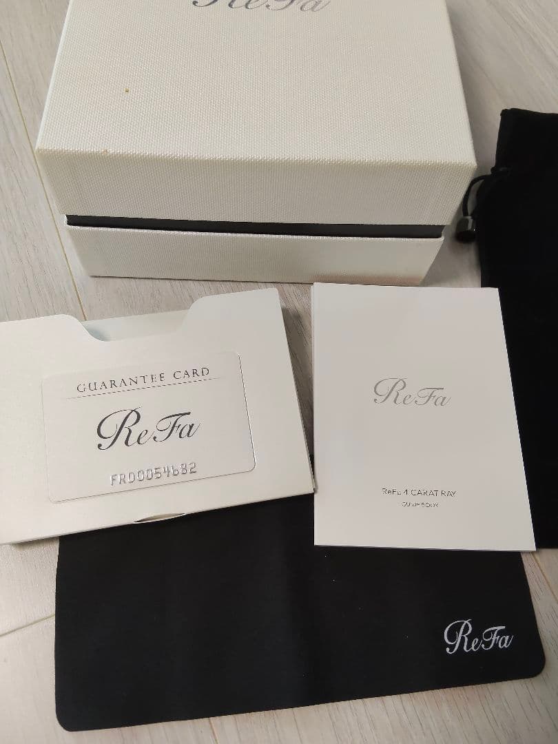 ReFa 4 CARAT RAY 美顔ローラー GUARANTEECARD 付