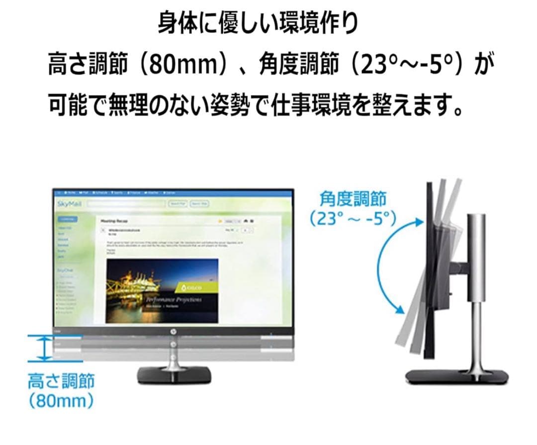 HP 27インチワイドIPSモニター N270h