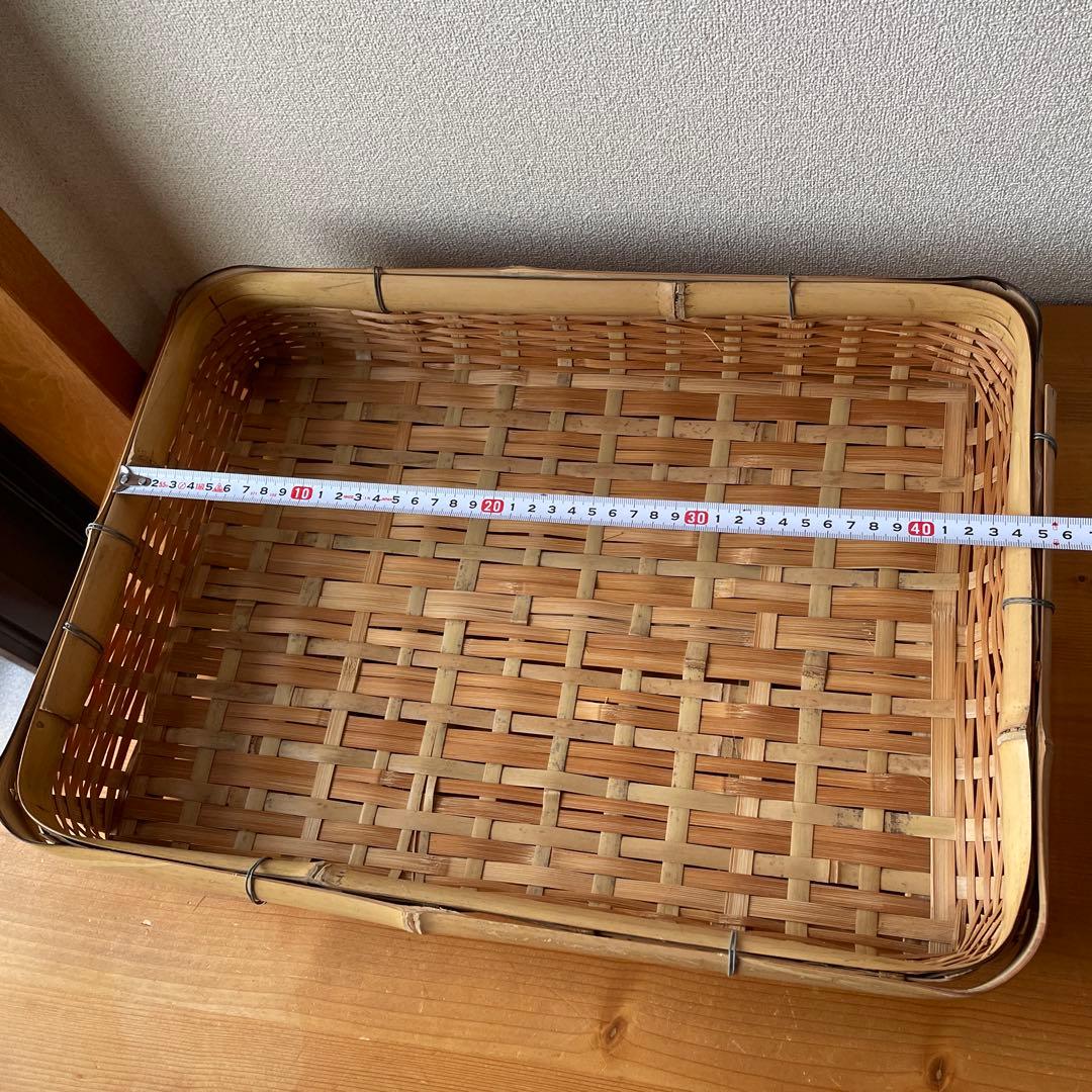 昭和レトロ　竹籠　カゴ