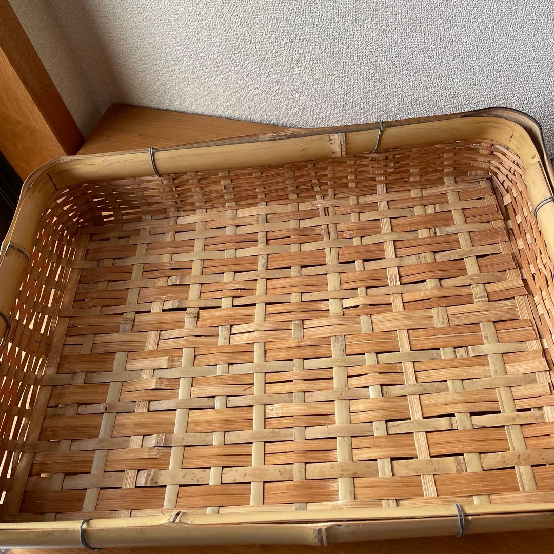 昭和レトロ　竹籠　カゴ