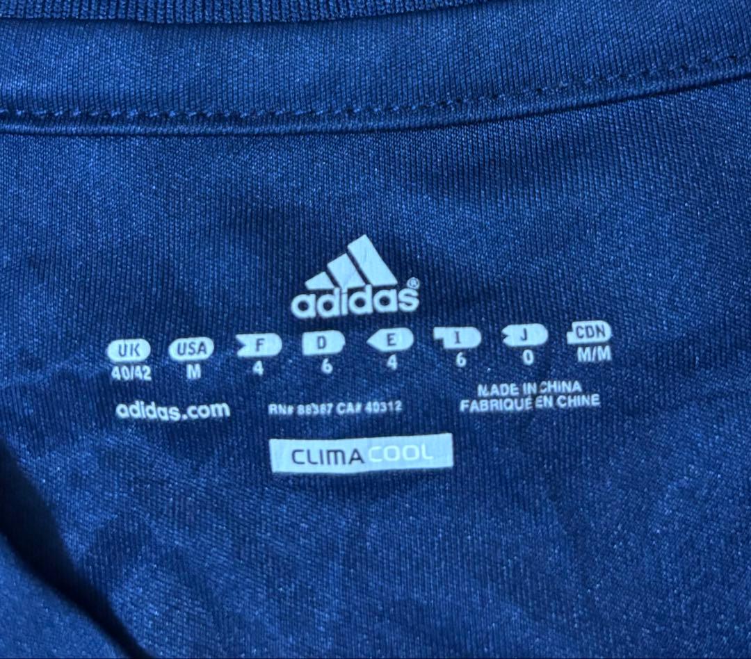 adidas CHELSEA チェルシー　刺繍ロゴ　サッカーシャツ　ユニフォーム