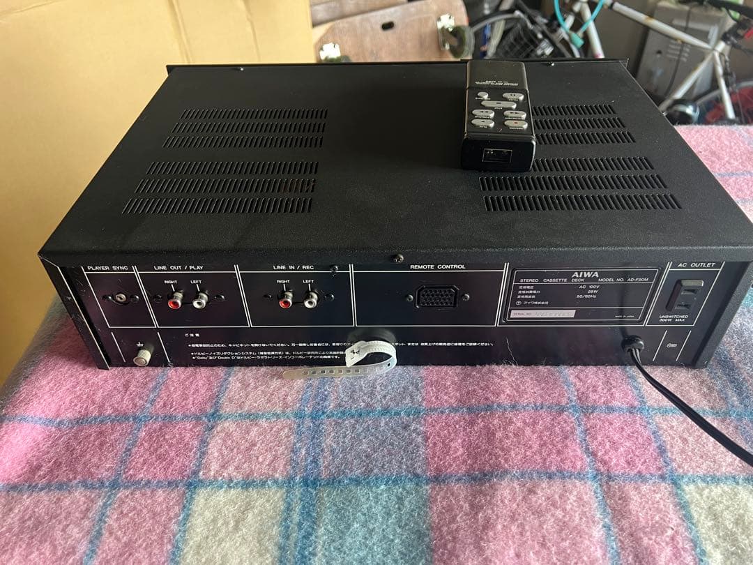 AIWA アイワ カセットデッキ AD-F90