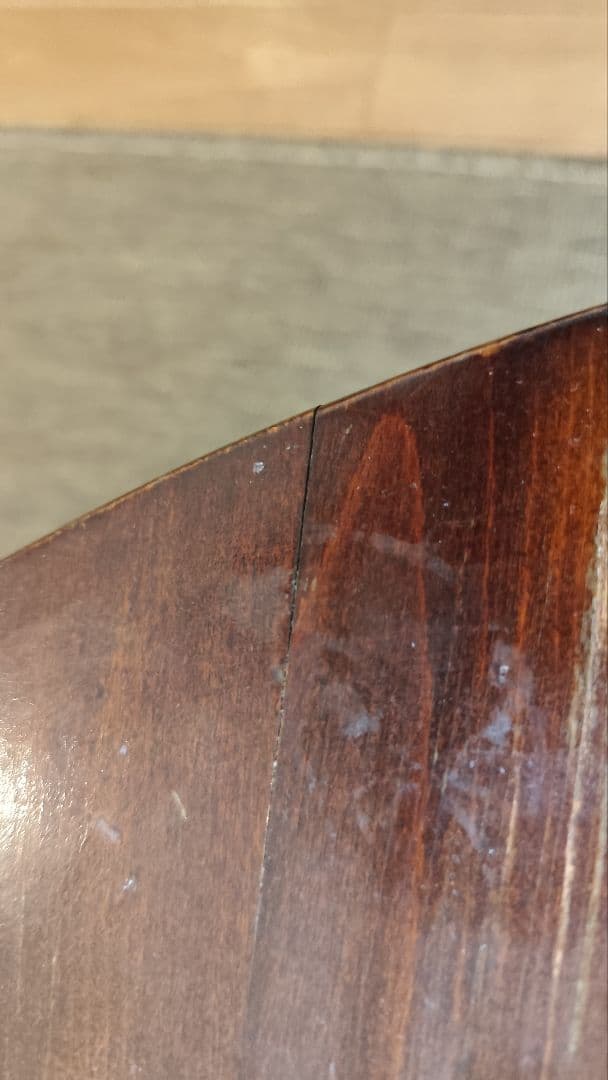 ちゃぶ台　丸　テーブル　火鉢穴　囲炉裏　折りたたみテーブル　アンティーク