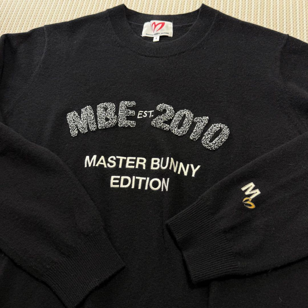 完売品！マスターバニー　メンズ　カシミヤセーター　サイズ4