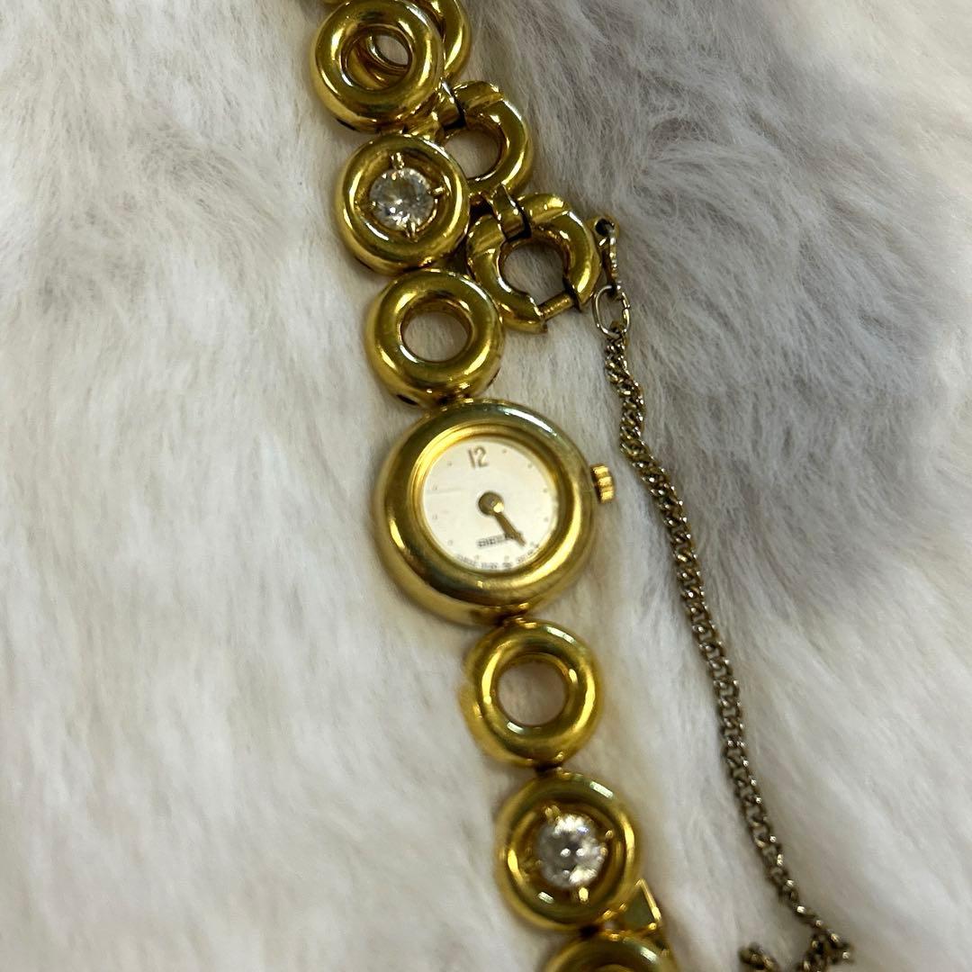 【SEIKO】1E20 バングルウォッチ 腕時計 ⭐︎ゴールド