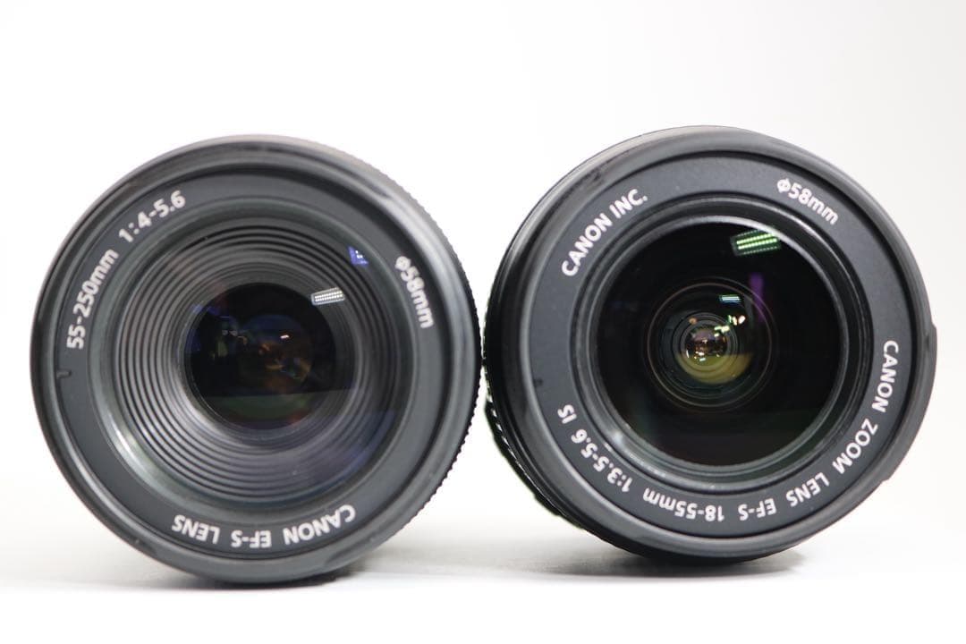 超美品 【Canon EOS Kiss X4 ダブルレンズセット】 安心保証あり