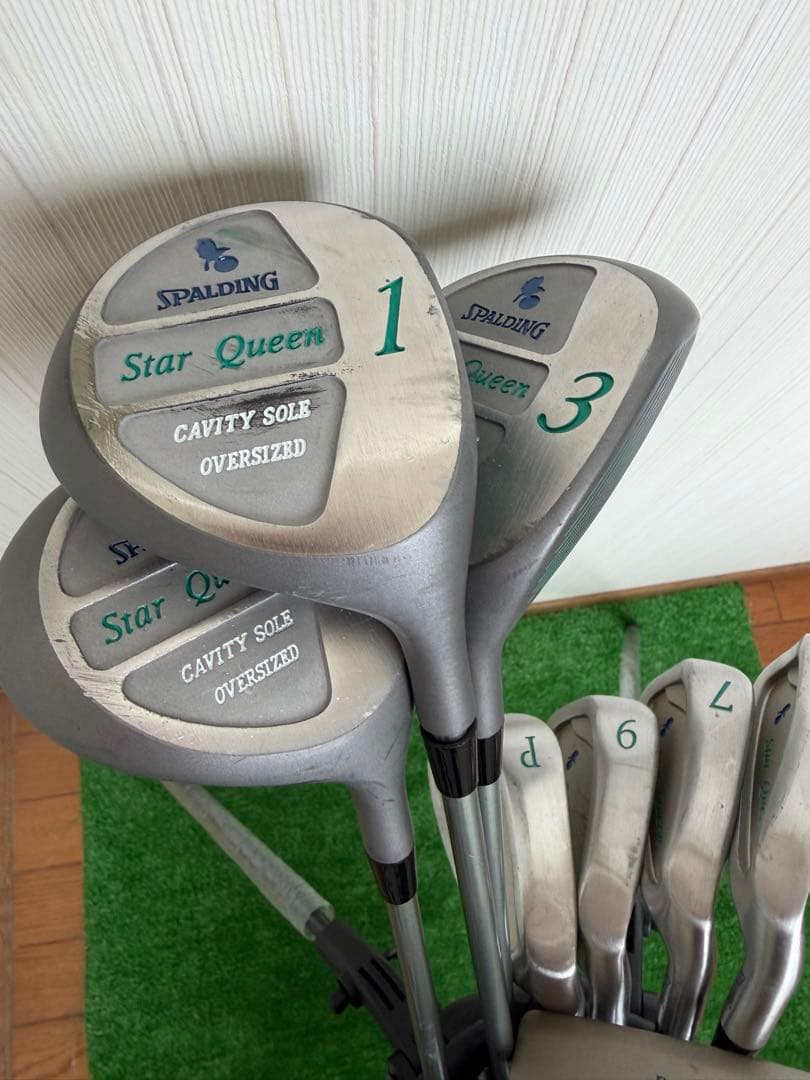 SPALDING　キッズ　ジュニア　レディース　初心者　8本セット　バック