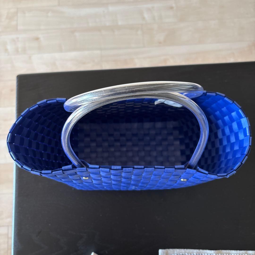 マルニ marni ❗️カゴバック　犬モチーフ❗️保存袋あり❗️ブルー