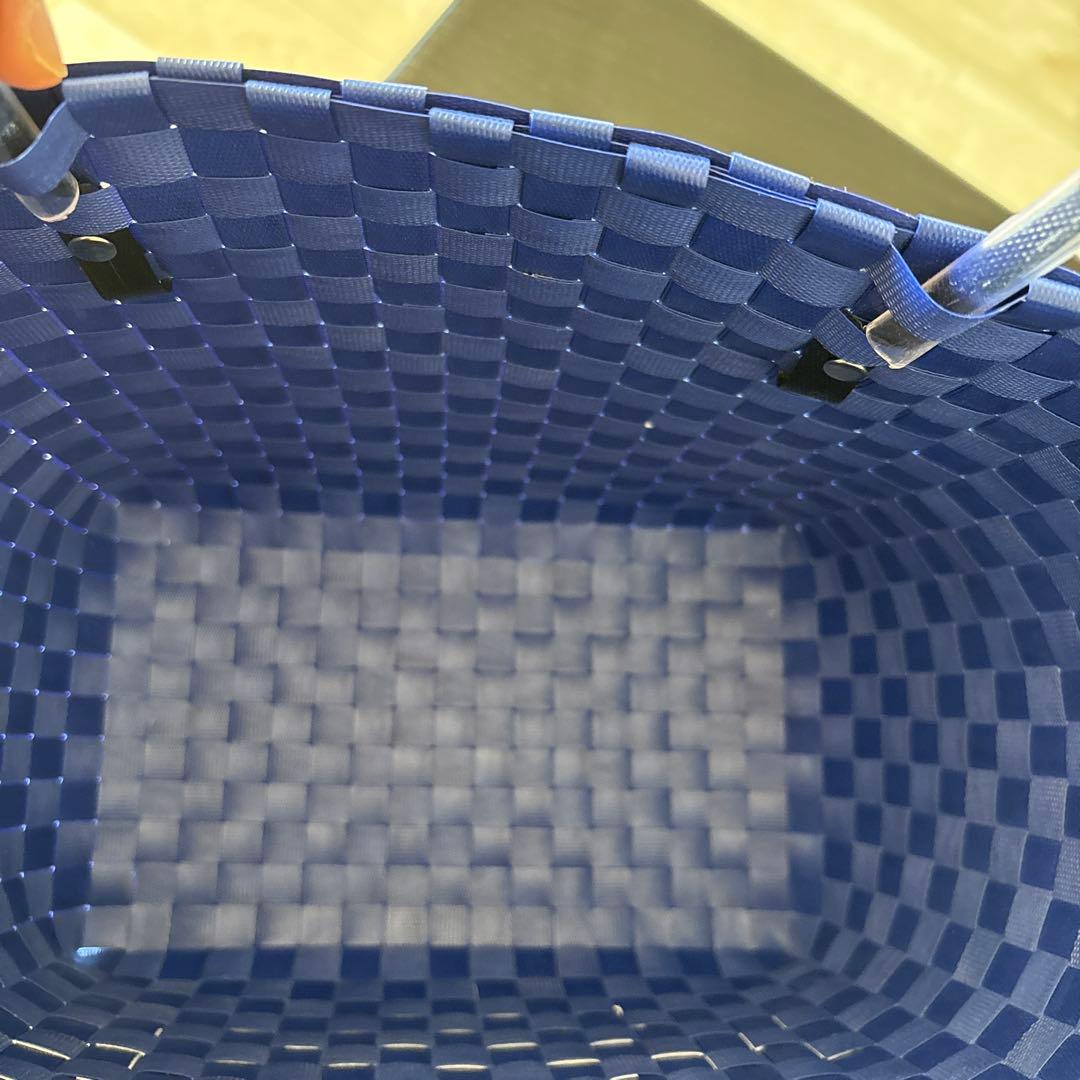 マルニ marni ❗️カゴバック　犬モチーフ❗️保存袋あり❗️ブルー