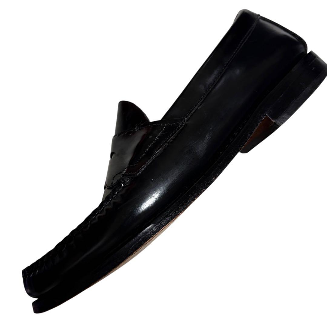 美品GHBass Weejuns Logan ローファー ブラッ