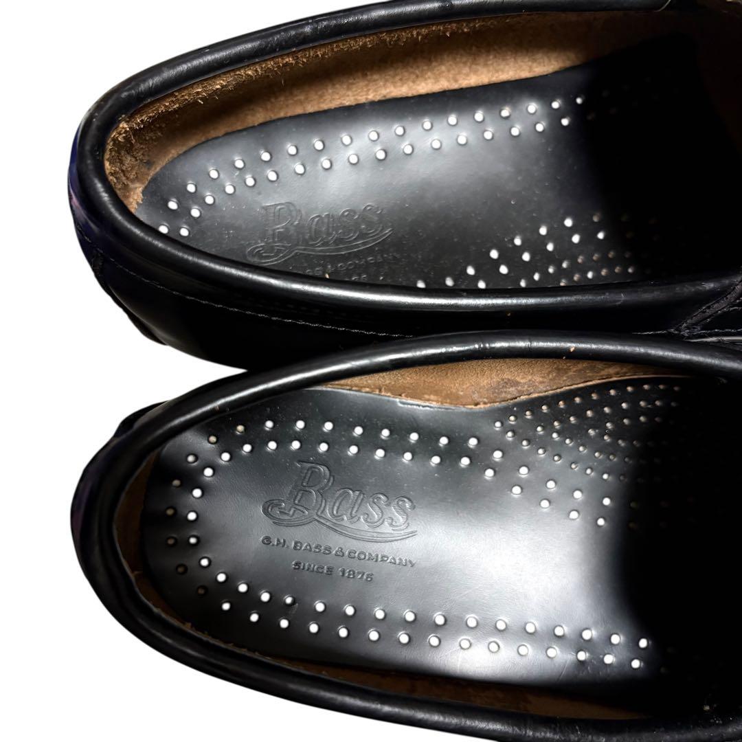 美品GHBass Weejuns Logan ローファー ブラッ