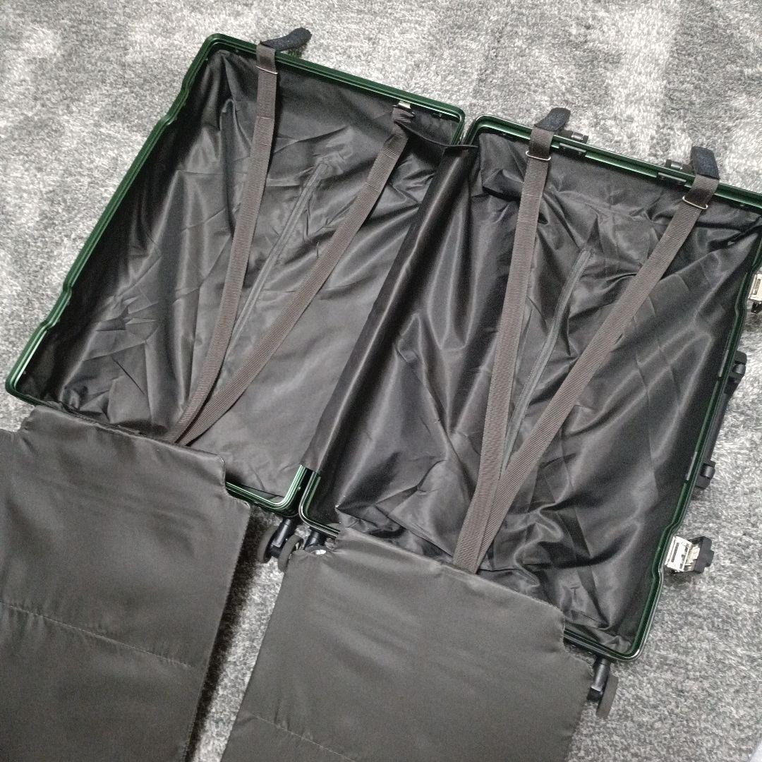 Kroeus (クロース) キャリーケース ダブルキャスター グリーン系