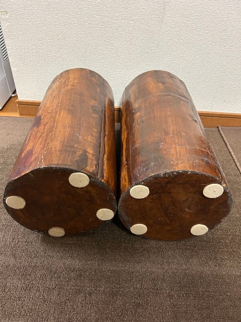 ティキ(tiki)　直径24cm前後×高さ48cm前後　2個セット