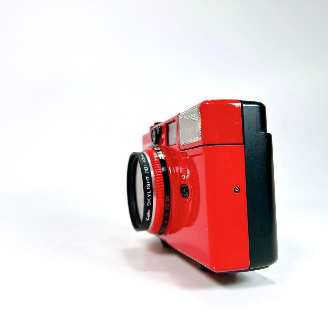 【美品】KONICA フィルムレンズ C35 EF3 レッド