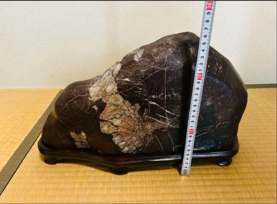 菊花石(岐阜県根尾谷)18.8㌔(台座含む)