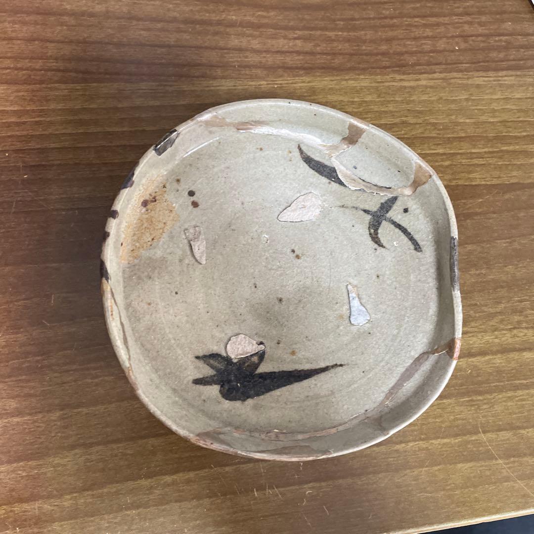 唐津 江戸初期 絵皿 直し