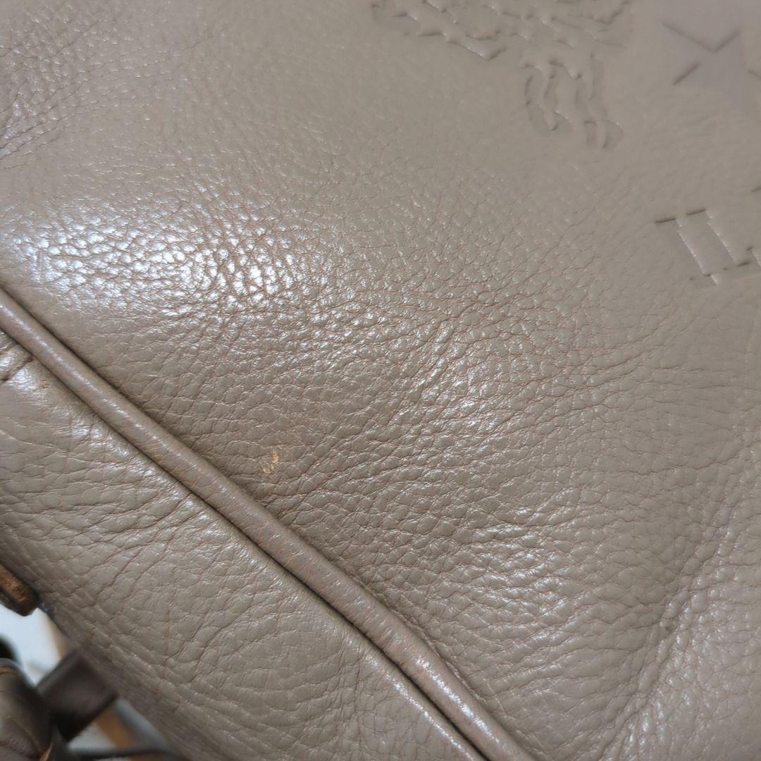 美品✨ イルビゾンテ 本革 ショルダーバッグ カメラバッグ デカロゴ フリンジ