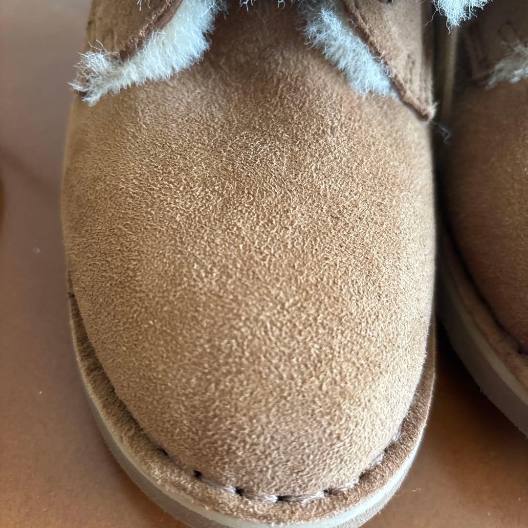 UGG ムートンブーツ レースアップ ブラウン24cm