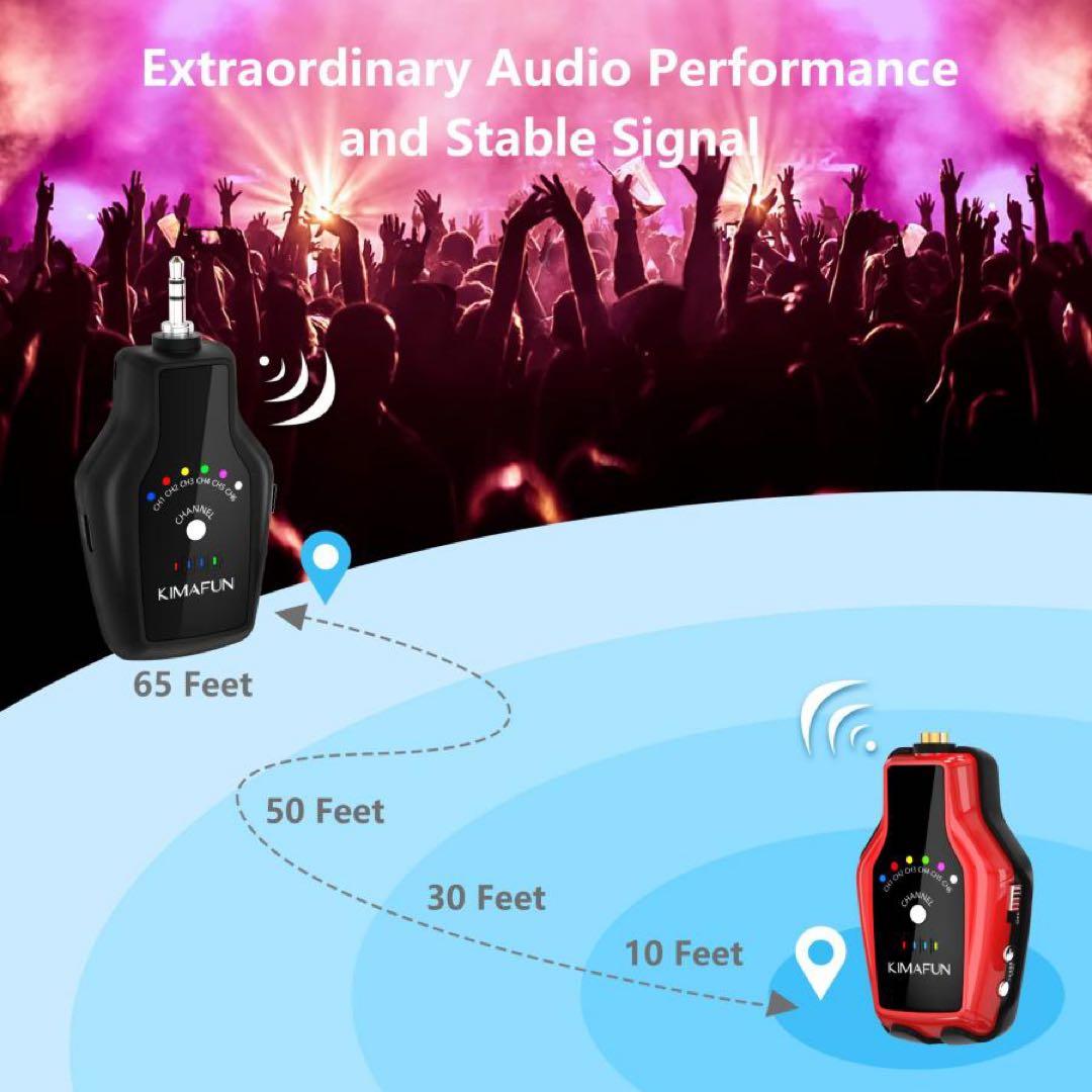 【正規品】KIMAFUN 2.4G ワイヤレス インイヤー モニター最終値下げ