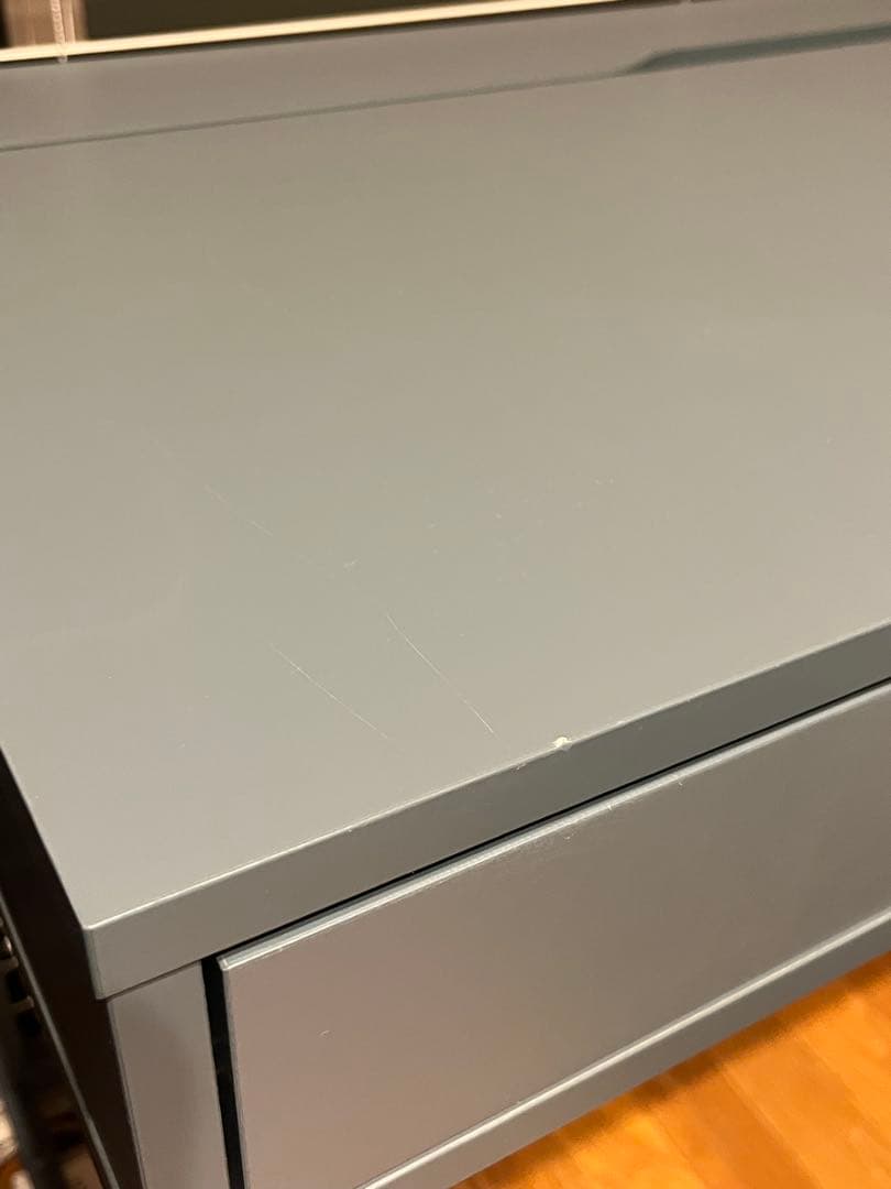 【yori】IKEA ALEX アレクス デスク グレーターコイズ 100