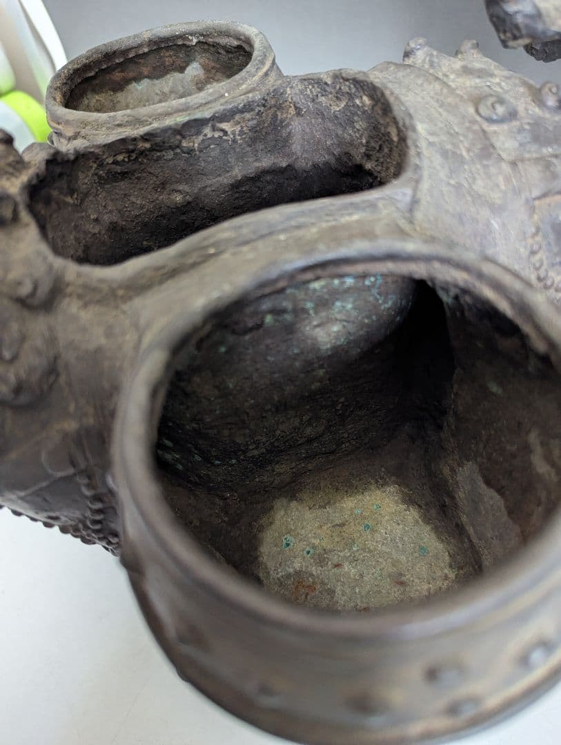 中国古美術 古玩 銅製 獅子香炉