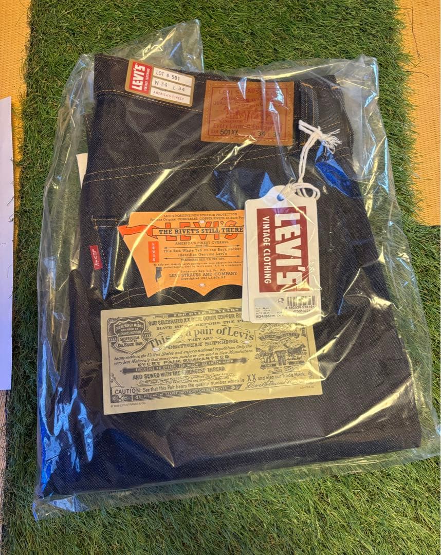 LEVI'S 501XX 1947 新品デニム W34 L34