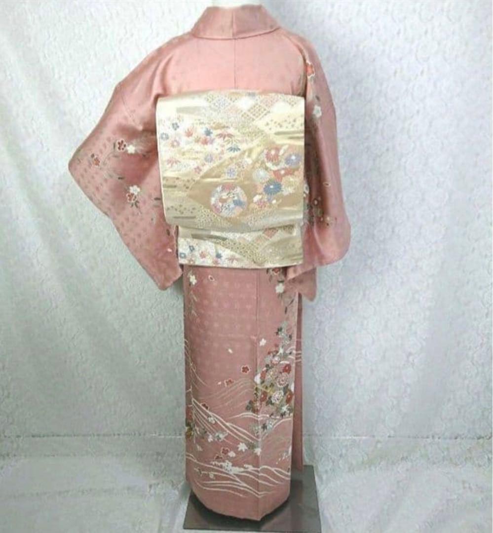 正絹 訪問着 4点 フルセット 入学式 卒業式 結婚式 お宮参り 七五三