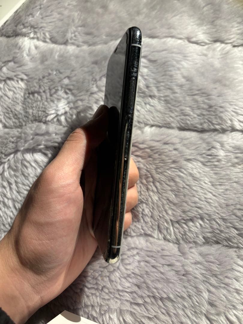 iPhone X ホワイト 64GB バッテリー残量100% 画面ひび割れ