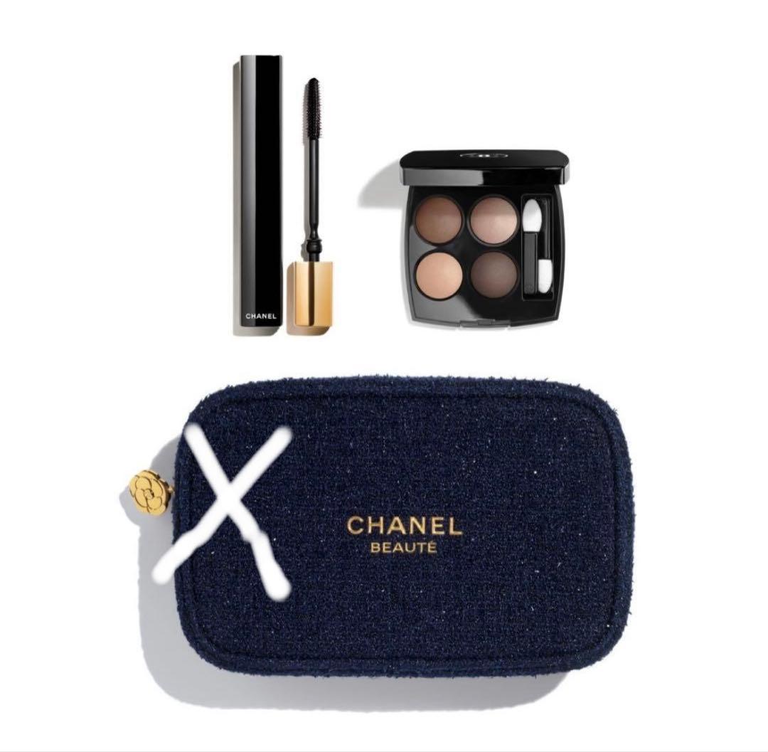 CHANEL クリスマスコフレ　12月購入　限定シャネル　アイシャドウ　マスカラ