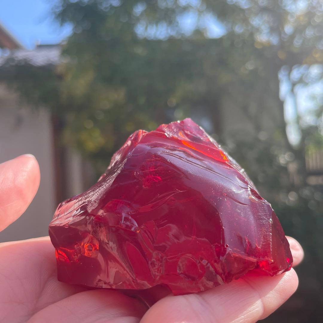 お値下げ　アンダラクリスタル　希少レッド　177g