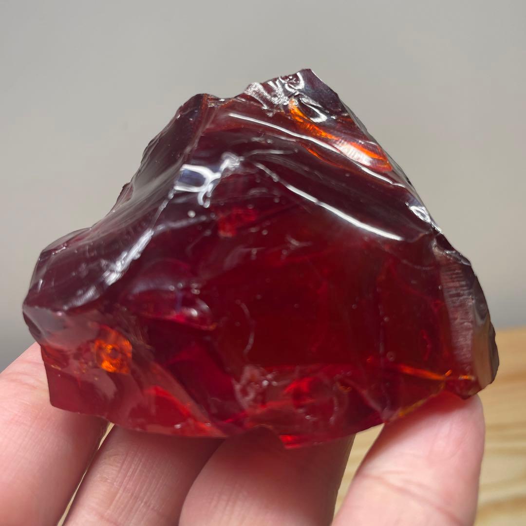 お値下げ　アンダラクリスタル　希少レッド　177g